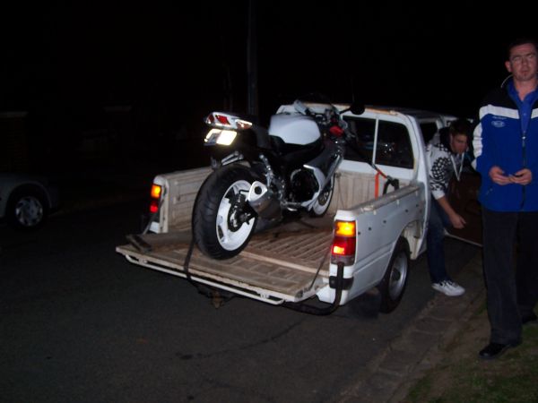 On the truck